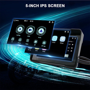 Motosiklet GPS navigasyon sistemi kablosuz CarPlay ile 5 inç dokunmatik ekran/Android oto motosiklet için IPX7 su geçirmez - Product Image 3