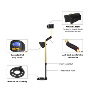 MD3010II Metal Detector sotterraneo Pinpointer Metal Detector cercatore d'oro cacciatore di tesori Metal Finder tesori strumenti di ricerca - Product Image 6
