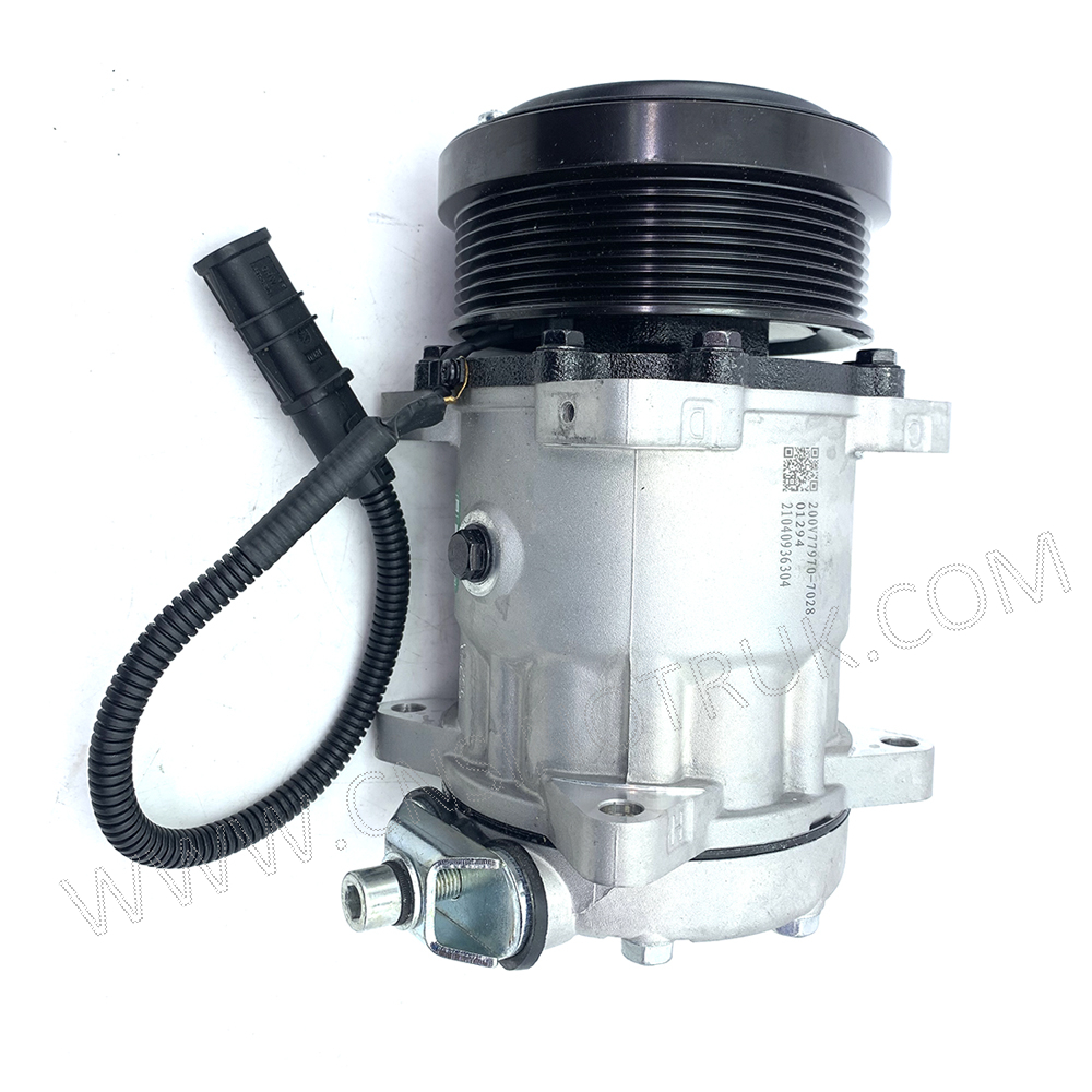 118セット② 200V77970-7028 SITRAK SE7H15 A/C Compressor - Original