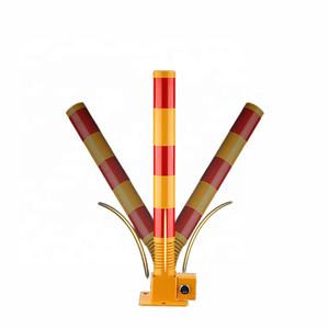 بيع بالجملة عمود صلب ، حاجز قابل للإزالة أصفر وأسود قابل للقفل - Product Image 1