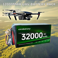 Новинка: литий-ионный аккумулятор для дронов (6S, 12S, 14S, 32000мАч, 33000мАч), сертифицированный CE/RoHS, для грузовых дронов и VTOL/EVTOL