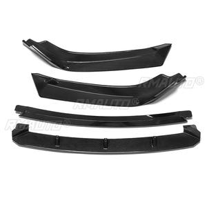 Glossy Black <b>Car</b> Front Bumper Splitter Lip Spoiler Body Kit Bumper <b>Diffuser</b> Lip for Honda for Civic Sedan 4Dr 2016 2017 2018 - Product Image 3