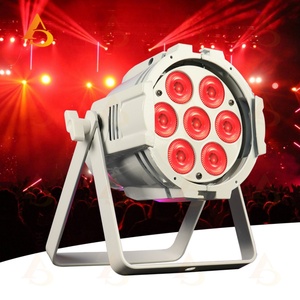 Equipo de Iluminación para Escenarios, Oferta Especial, Luz Par LED RGBWA UV, 7 Piezas de 10W, Mini Luz Par LED DMX - Product Image 1