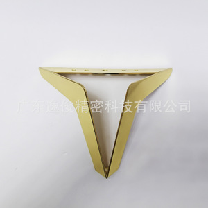 <b>Gold</b> V-shaped Hollow <b>Sofa</b> Legs Zinc Alloy Heavy Duty Industrial Design Living Room Furniture Support - Product Image 5