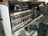 Máquina Comercial Inteligente y Automática de Acero Inoxidable para Preparar Té con Leche y Boba, con Mostrador Refrigerado