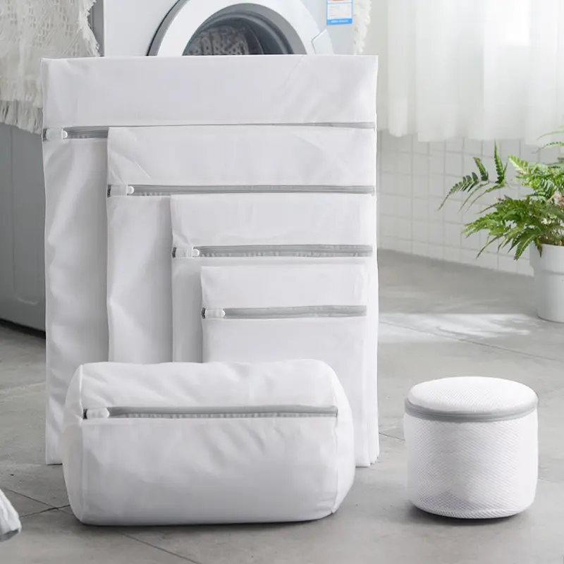 9 Size Mesh Polyester Laundry Wash Bags Coarse Net Laundry Basket Laundry Bags for Washing Machines Mesh Bra Bag