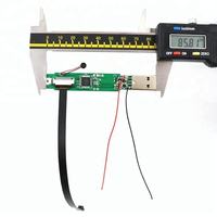 Objectif 150mm petit module de caméra 3GP 352x288 carte sd Mini caméra DVR PCB 5mp angle de vue de 100 degrés