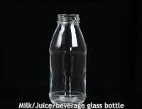 La conception personnalisée est acceptée Petite quantité minimale de commande De Lait/Jus/boisson bouteille en verre