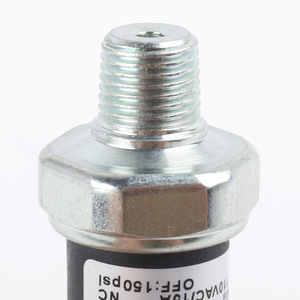 สวิตช์แรงดัน 110VAC 15A NC 150PSI ปิด 1/4 NPT ข้อต่อเกลียวสำหรับเครื่องอัดอากาศ รุ่น 2227 - Product Image 2