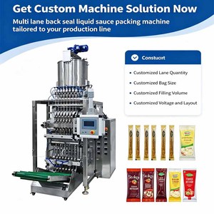 Máquina automática <span class=keywords><strong>de</strong></span> envasado <span class=keywords><strong>de</strong></span> múltiples carriles con sellado trasero para barritas <span class=keywords><strong>de</strong></span> helado, helados, zumos <span class=keywords><strong>de</strong></span> frutas líquidos y gelatinas <span class=keywords><strong>de</strong></span> 20ml y 30ml, bajo precio - Product Image 2