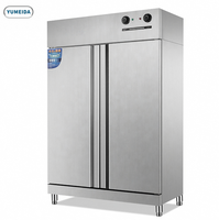 Sterilisator Udara Panas Profesional 800L Suhu Tinggi Pintu Ganda Kabinet Disinfeksi Dapur Komersial Baja Tahan Karat 5 Tahun Garansi