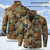 Uniforme tactique en coton camouflage pour homme, printemps-automne, antistatique, respirant, résistant à l'abrasion, haute qualité, personnalisé