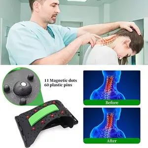 Masajeador de Camilla de espalda de Venta caliente para aliviar el dolor de espalda 3 niveles soporte Lumbar ajustable masaje ortopédico mágico - Product Image 5