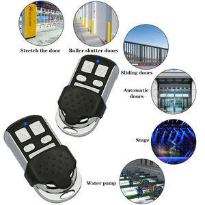 Émetteur de télécommande clone à 4 boutons <span class=keywords><strong>Porte</strong></span> <span class=keywords><strong>automatique</strong></span>/<span class=keywords><strong>porte</strong></span> de garage/lumière LED 433MHZ Fixe et apprentissage et la plupart des codes roulants - Product Image 3