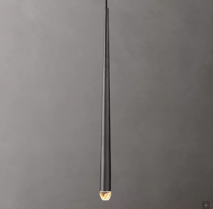 Torche cône minimaliste éclairage lampe salle à manger moderne projecteur maison plafond Long lustre <span class=keywords><strong>Aquitaine</strong></span> pendentif - Product Image 4