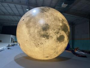 Modèle de Lune Gonflable Promotionnel pour la Décoration de l'Exploration Spatiale, Gonflables Publicitaires - Product Image 1
