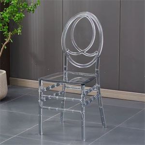 Silla de Acrílico Transparente, Silla de Plástico para Bodas, Banquetes, Hoteles, Apilable, Ligera y Duradera para Exteriores - Product Image 3