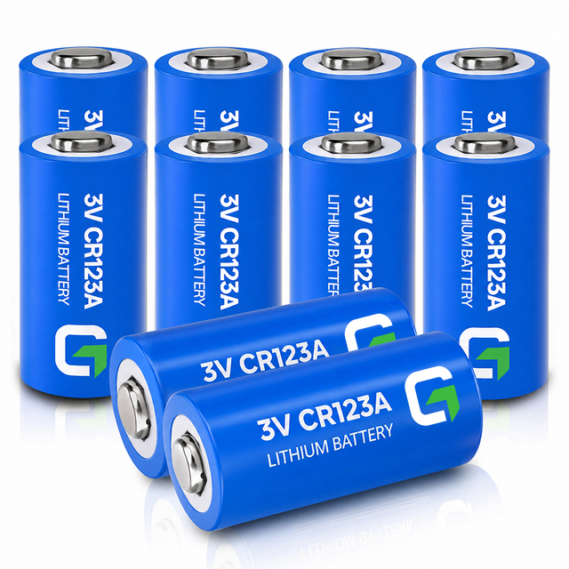 Long Lasting High Capacity 1700mAh CR123A 3V Non Rechargeable Lithium Battery for Flashlight Power Tools Remote Control Home