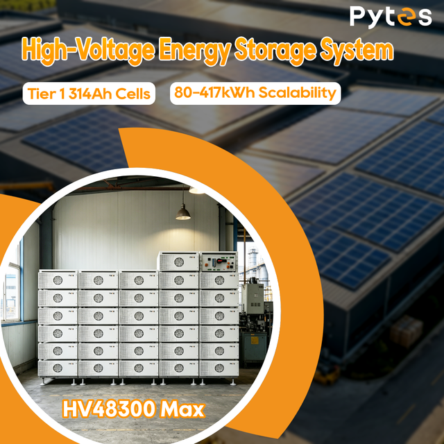 Pytes Best Value C&I Energy Storage 314Ah LFP Battery High Voltage System with Self-Cooling Modules for Simple Maintenance