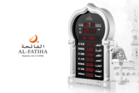 Horloge murale LED 5115pro pour mosquée, horloge Athan Makkah Kabba, date Hijri, Al Jumuah, heures de prière musulmanes ALFAJR, horloge Adhan JAM