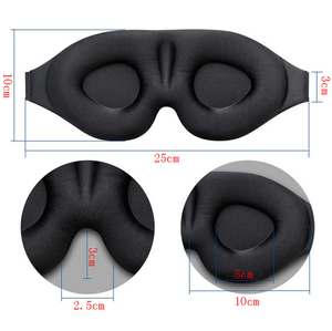 Venta al por mayor 3D Sleeping Masks Suministros de <span class=keywords><strong>salud</strong></span> ocular Fabricante de espuma de memoria Eyemask Cotton Eye Mask - Product Image 5