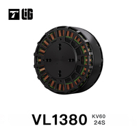 Moteur de drone de transport lourd Tmotor VL1380 KV60 83 kg de poussée 24S, propulsion industrielle VTOL, étanche IPX5, refroidissement fiable