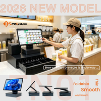 Nouvelle Arrivée 2026 - Prix Usine - Système de Caisse Tactile Android Windows 15,6 Pouces avec Boîtier en Aluminium pour la Vente au Détail