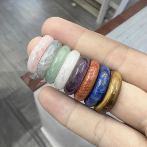 Hot Sale Trendy Resin Finger <b>Ring</b> Natural Gift Party - Product Image 2