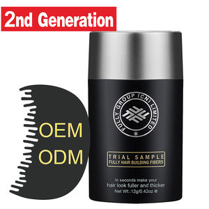 OEM personalización de la marca más reciente planta queratina corrector de cabello en polvo totalmente fibras de construcción de cabello para adelgazar el cabello uso en el hogar - Product Image 5
