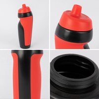Logotipo personalizado Proveedor profesional Bicicleta de grado alimenticio Ciclismo Bebida Plástico Deportes Squeeze Botella de agua Tipo de paja Método de flujo