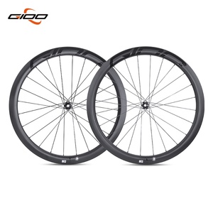 GIOO 700c Carbon Road Bike Wheelset 50mm 26 Depth Tubeless Rim with 8/9/10/11Speed Disc Brake System Matte Finish - Product Image 1