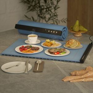 Warmhoudbakken Voor Buffetten Partij Siliconen Verwarmingsmat Voor Voedsel Met 6 Temperatuurinstellingen Oprolbare Voedselwarmer Plaat Voor Sabbat - Product Image 6