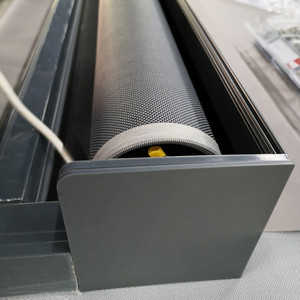 Tende a Rullo Motorizzate Somf, Protezione dal Vento, Tessuto con Cerniera in Titanio, Personalizzabili per Interni, <span class=keywords><strong>50</strong></span> mq - Product Image 2