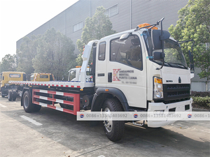 Usine <span class=keywords><strong>pas</strong></span> <span class=keywords><strong>cher</strong></span> un remorquage deux corps de camion de dépanneuse de lit plat de 8 tonnes 10 tonnes - Product Image 5