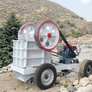 Hot Sale Kleine mobile <span class=keywords><strong>Mini</strong></span> tragbare 250x400 Backen brecher Maschine mit vibrierendem Feeder und Förderer - Product Image 1