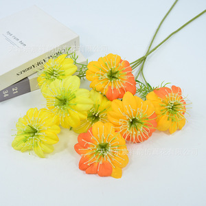 Fleurs artificielles en soie de clématite Dongchen Crafts, 30cm-100cm, tige unique, fleurs pour vase, style européen, décoration pour la maison et les mariages - Product Image 3