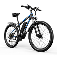 Vélo de montagne électrique pour adultes de 29 pouces, expédition gratuite depuis l'entrepôt de l'UE, 48V 750W, batterie au lithium amovible de 17,5 Ah pour le cyclisme hors route
