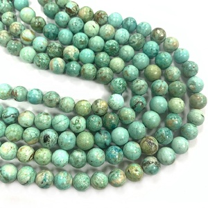 <span class=keywords><strong>Perles</strong></span> rondes <span class=keywords><strong>en</strong></span> <span class=keywords><strong>turquoise</strong></span> naturelle du Pérou, authentiques, <span class=keywords><strong>en</strong></span> vrac, pour la fabrication de bijoux - Product Image 5