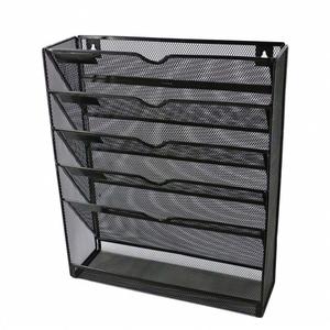 Sam Office <b>File</b> Magazine Holder 6 Tier Metal Mesh Hanging Wall Mounted <b>File</b> Organizer - Product Image 2