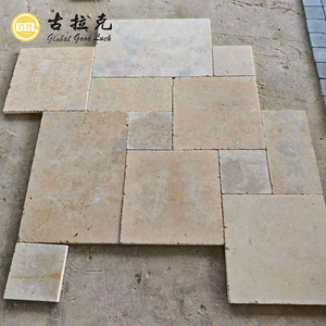 Carreaux de pavés de sol extérieurs à <span class=keywords><strong>motif</strong></span> français en calcaire antidérapant dégringolé - Product Image 5
