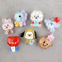 Breloques de chaussures personnalisées BT21 en gros, accessoires de chaussures DIY K-pop Cartoon Jibbitz