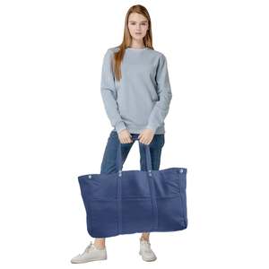 Factory Supply <b>Large</b> <b>Totes</b> <b>Bags</b> Bulk Utility Canvas <b>Tote</b> <b>Bag</b> <b>With</b> <b>Zip</b> - Product Image 4