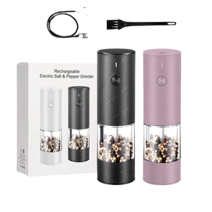 Salz und pfeffermuhle set Gewurze Pepper Mills Macinapepe e macinapepe USB automatico con luce LED - Product Image 1