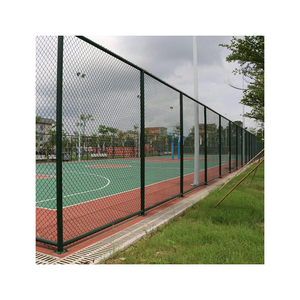 Chất lượng đáng tin cậy mạ kẽm dệt dây lưới vườn hàng rào lưới Chuỗi liên kết hàng rào vật liệu thép PVC lớp phủ uốn - Product Image 1