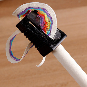 2023 Eco-Friendly HB <b>Pencil</b> Set Hot New Kids Gift Black Lead Color Rainbow Paper Pen Holder for Promotions - Product Image 6