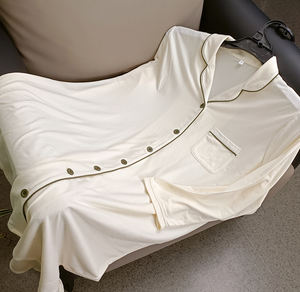 Vestido de dormir de mujer modal de poliéster cómodo al por mayor, camisón de mujer de alta calidad, camisón de señora - Product Image 4