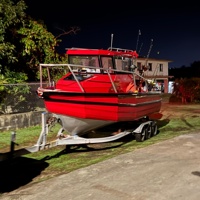Yacht sportif en aluminium soudé de 6,85 m (22,5 pi) - Bateau de pêche de luxe - Bateaux avec moteur à vendre