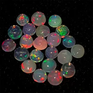 Natural Ethiopian Opal Plain Loose Cabochon Supplier,Handmade Smooth Cabs For Making Jewelry, Reasonable Price Gemstone Supplier