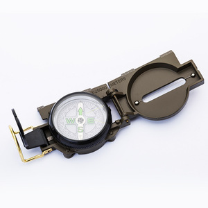 Olive Drab Accurate Waterproof Hand Held Lensatic <strong>Compass</strong> with Pouch for Hiking Camping <strong>Navigation</strong> Survival Orienteering - Product Image 4