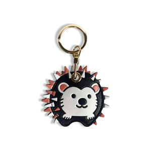QY Porte-Clés Créatif En Cuir Bulldog Avec Charm Chien Cartoon Pour Amoureux Des Animaux - Product Image 6